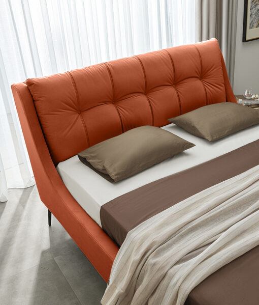 Pat tapitat Soft Grace, 160x200 - Orange