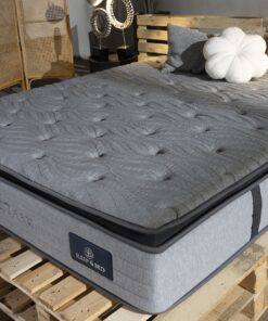 Carbon Firm – Saltea Premium cu topper - 31 cm, Pocket Spring 7 Zone