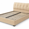 Pat tapitat Monaco 160x200, bej – Eleganță premium și confort modern